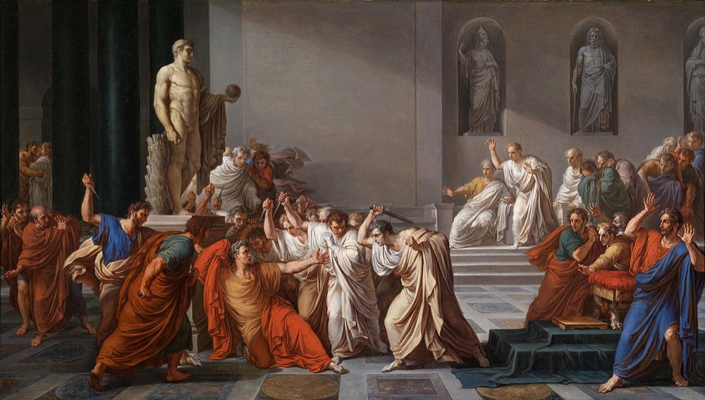 The Death of Julius Caesar by Vincenzo Camuccini